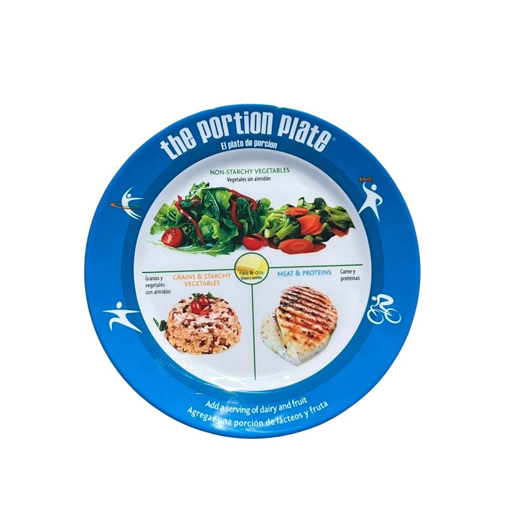 Portion Eating Control Plates Choose MyPlate Teens & Adults 4-Pack